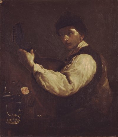 Luteplayer by Giuseppe Maria Crespi