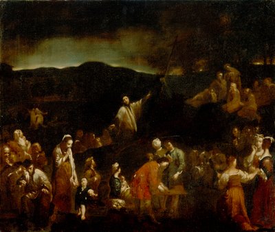 Misyon, c.1710 (tuval üzerine yağlı boya) by Giuseppe Maria Crespi