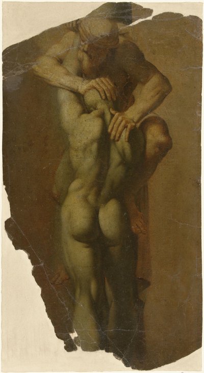 Twee cariatiden by Giuseppe Maria Crespi