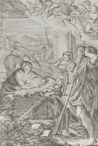 Çobanların Tapınması, 1654-1718. by Giuseppe Maria Mitelli