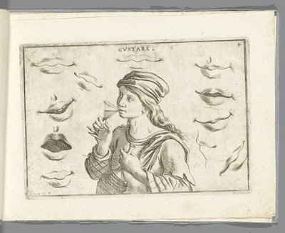 Tat Gustare (nesne üzerindeki başlık) by Giuseppe Maria Mitelli