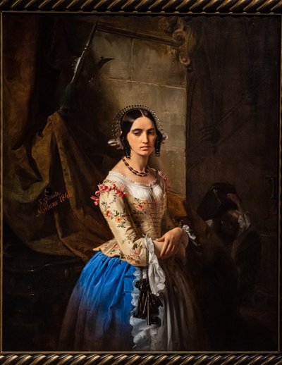 Kale koruyucusunun kızı by Giuseppe Molteni