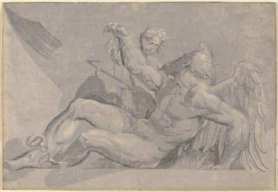 Satürn by Giuseppe Nicolo Vicentino, after Giovanni Antonio Pordenone