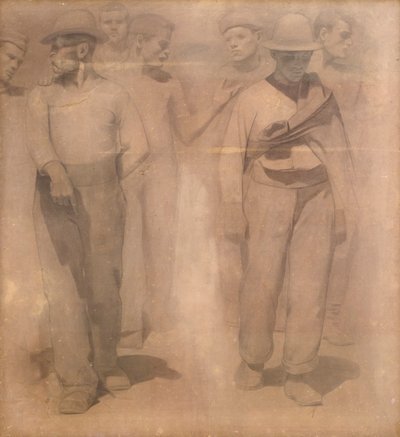 Dördüncü Devlet için Çizgi Film by Giuseppe Pellizza da Volpedo