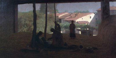ahır by Giuseppe Pellizza da Volpedo