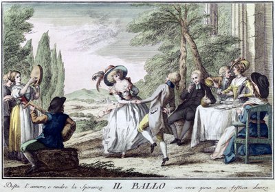 Dans Dans, 1790. by Giuseppe Piattoli