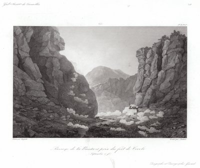 Brenta Geçişi by Giuseppe Pietro Bagetti