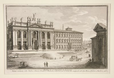 Aziz John Lateran Bazilikası (Aziz John Lateran Kilisesi) by Giuseppe Vasi