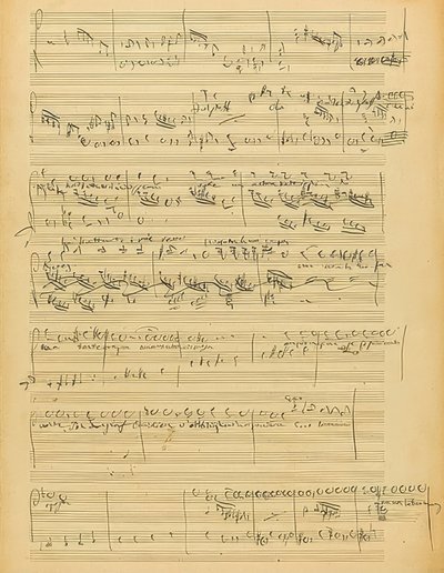 İmza: Falstaff, opera üç perdelik. 1894 by Giuseppe Verdi