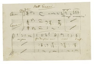 İmza: Opera Ernani, Finalarie Solingo, hatalı ve yanlış. 1840