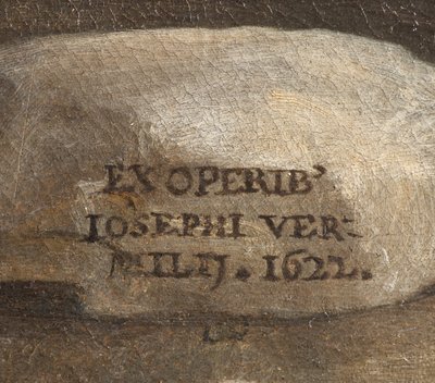 Sanatçının İmzası, Doğuş, detay, 1622 by Giuseppe Vermiglio