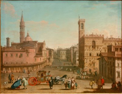 Piazza San Floransa by Giuseppe Zocchi