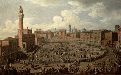 Palio, Piazza del Campo, Siena by Giuseppe Zocchi