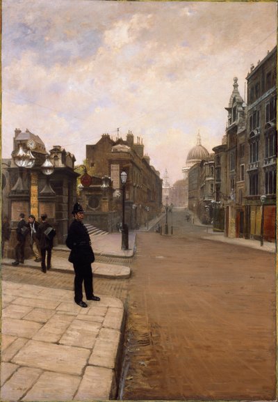 Londra'da Bir Pazar (Resim by Giuseppe or Joseph de Nittis