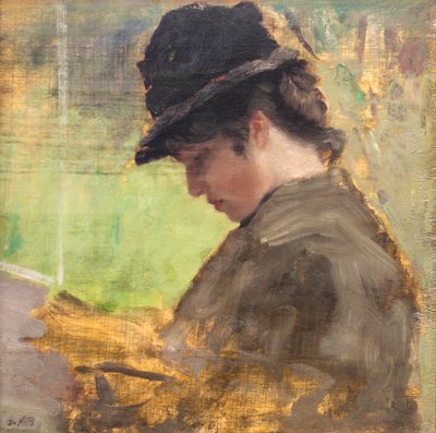 İngiliz Kızı by Giuseppe or Joseph de Nittis