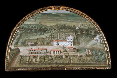 Livorno, İtalya (Tempera) yakınlarındaki Villa di Colle Salvetti