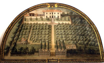 Giusto Utens (16. yüzyıl) tarafından Villa di Marignolle. by Giusto Utens