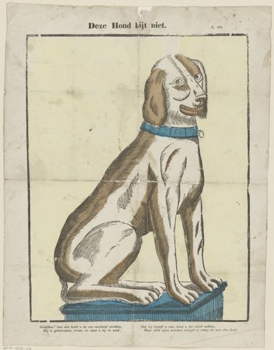 Bu köpek ısırmaz (nesnedeki başlık) by Glenisson and Van Genechten
