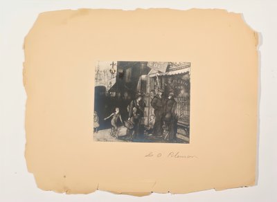 Halkın Hayatından Sahneler, Portföy İsimsiz, c. 1905-1906. by Glenn O Coleman