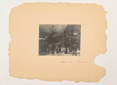Halkın Hayatından Sahneler, Portföy İsimsiz, c. 1905-1906. by Glenn O Coleman