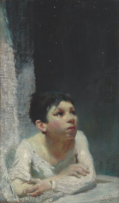 Küçük İspanyol, c. 1909 (tuval üzerine yağlı boya) by Glyn Warren Philpot