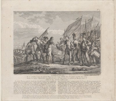 Saratoga [sic] 17 Ekim 1777, yaklaşık. 1777. by Godefroy
