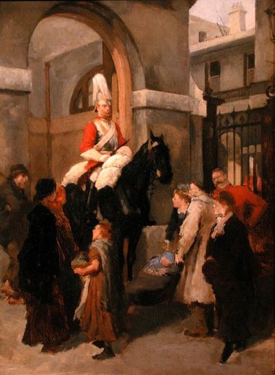 Whitehall (panelde yağ) by Godefroy Durand