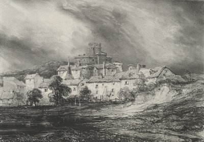 Pont-Gibaud Kalesi, 1830. by Godefroy Engelmann