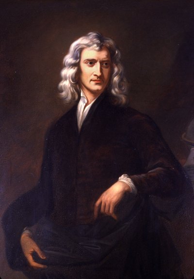 Isaac Newton (resim) by Godfrey (after) Kneller