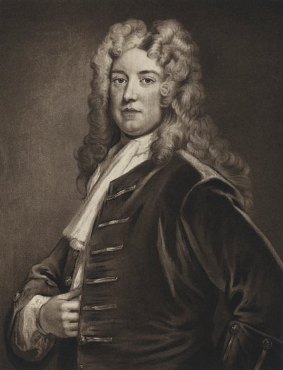 Robert Walpole, Orford Kontu (lito) by Godfrey (after) Kneller