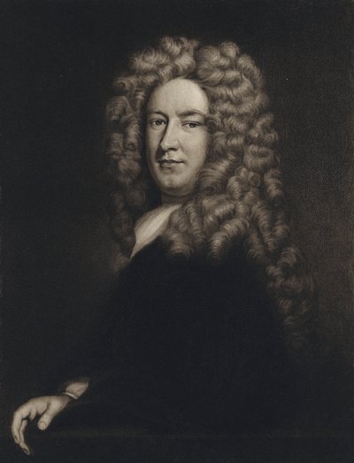 Sir Samuel Garth (taş) by Godfrey (after) Kneller