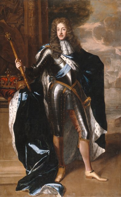 James II (tuval üzerine yağlıboya) by Godfrey (follower of) Kneller
