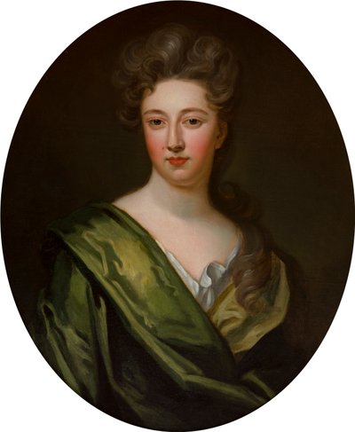Portre Lady Diana Feilding (1659-1731), c.1679-1723 (tuval üzerine yağlı boya) by Godfrey (studio of) Kneller