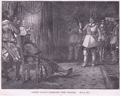 Charles I AD 1647 ile Cornet Joyce görüşmesi by Godfrey C. Hindley