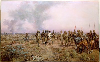 Atbara Savaşı'ndan sonra, 8 Nisan 1898 (tuval üzerine yağlı boya) by Godfrey Douglas Giles