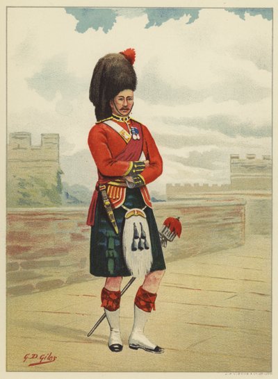 42. Kara Saat (Kraliyet Highlanders) by Godfrey Douglas Giles