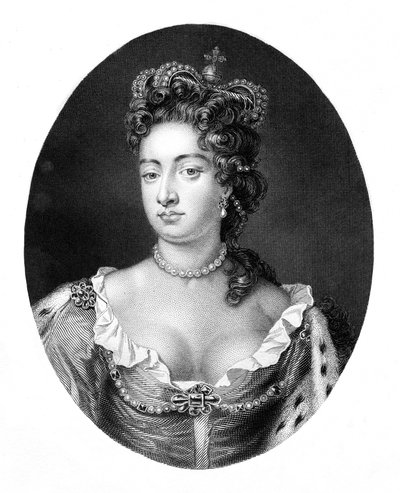 İngiltere Kraliçesi Anne by Godfrey Kneller