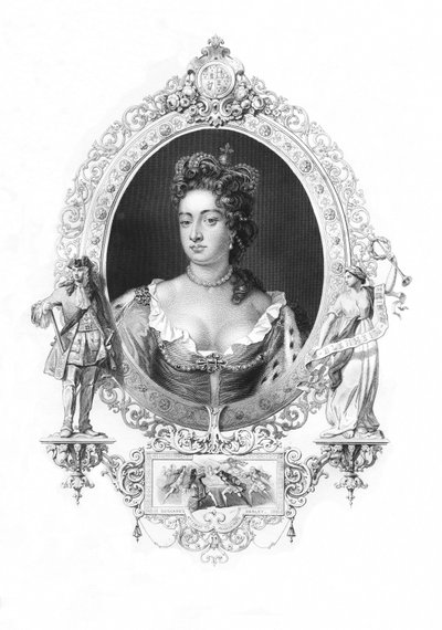 İngiltere Kraliçesi Anne by Godfrey Kneller