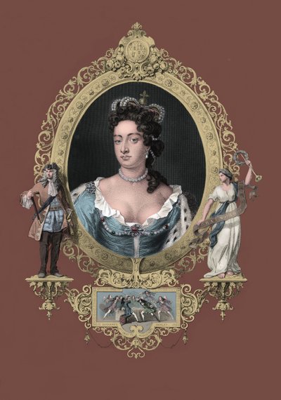 İngiltere Kraliçesi Anne by Godfrey Kneller