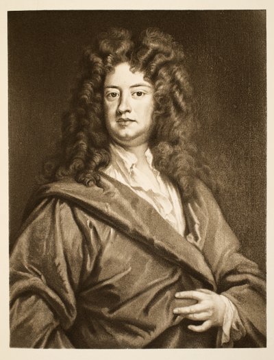 Charles Montagu, Halifax Kontu, pub. 1902 (kollotip) by Godfrey Kneller