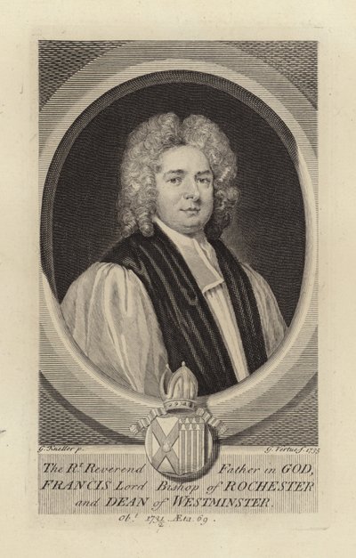 Rochester Francis Lord Piskoposu by Godfrey Kneller