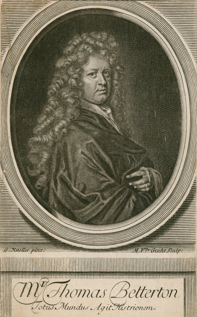 Bay Thomas Betterton, aktör by Godfrey Kneller