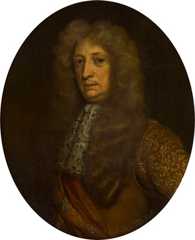 Albay Hon portresi. John Russell (1620-1681), c.1646-81 (tuval üzerine yağlı boya) by Godfrey Kneller