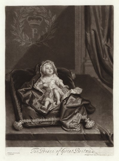 Prens James Stuart'ın bebekken portresi by Godfrey Kneller
