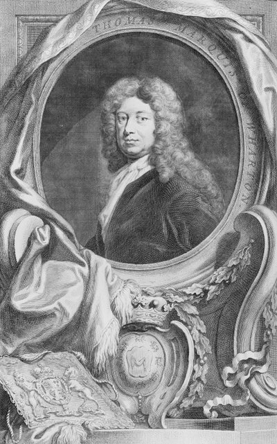 Jacob Houbraken (1698-1780) tarafından oyulmuş Wharton