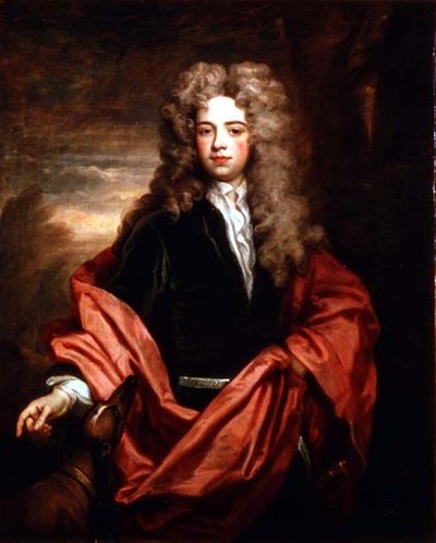 Tazı olan bir beyefendinin portresi by Godfrey Kneller