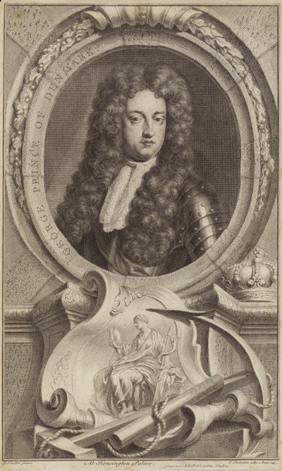 Danimarka ve Norveç Prensi George by Godfrey Kneller