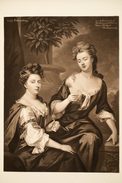 Sarah, Marlborough Düşesi ve Leydi Fitzharding, pub. 1902 (kollotip) by Godfrey Kneller