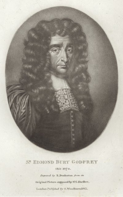 Sör Edmond Bury Godfrey by Godfrey Kneller