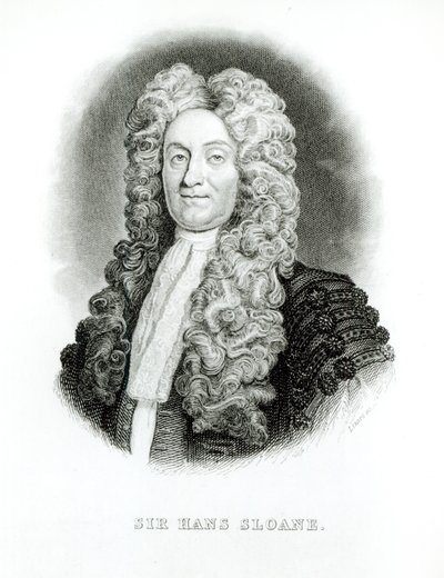 Sir Hans Sloane (1660-1753), William Home Lizars (1788-1859) tarafından Sloane